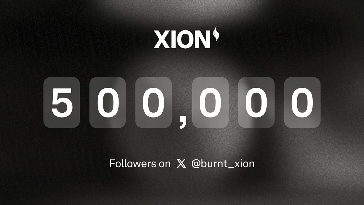 Wow, what a monumental milestone! 🎉📷 Congratulations on reaching 500K followers,
@burnt_xion
! Your dedication and innovation in the blockchain space are truly inspiring. Here's to the next leg of the journey and the continued growth of the #XION community! 📷 🔥