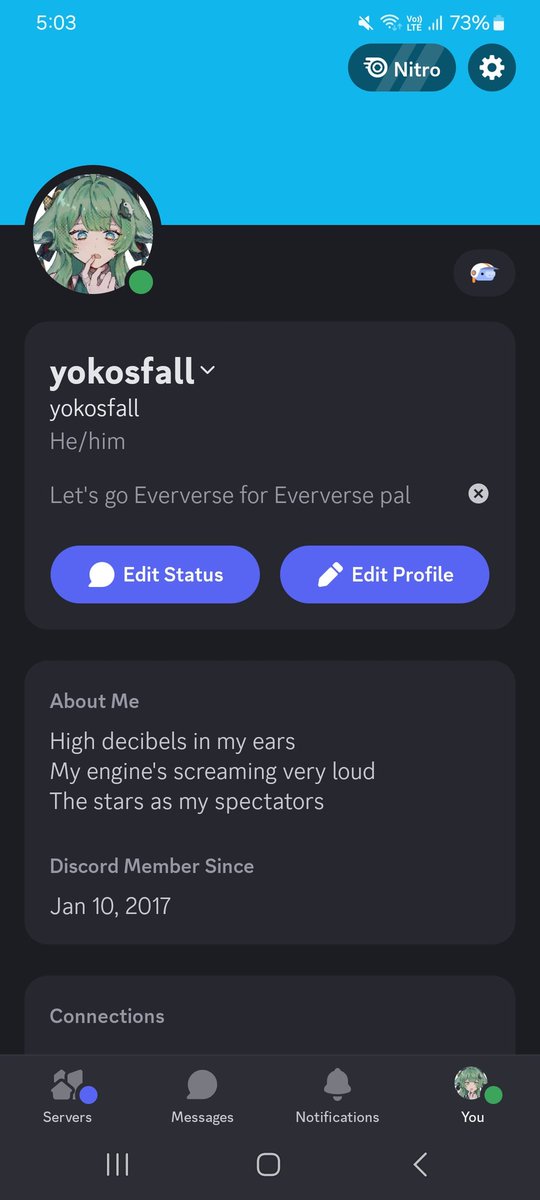 yokosfall's tweet image. Hey I'm Yoko i like a bunch of media and games but on top of that list is Destiny 2. I also really like collecting stuff love and play the Digimon TCG and a couple of gacha games. If you're an oomf and want to talk to me add my discord below.