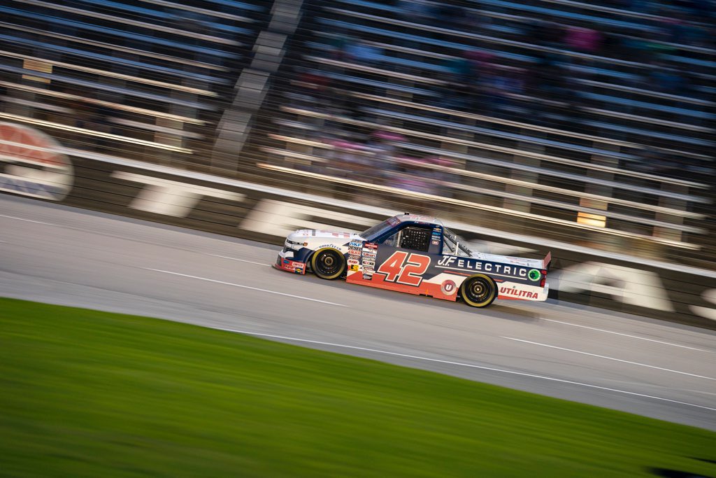 All wrapped up in Texas. ⭐️ P14 Bayley Currey P17 Johnny Sauter P26 Matt Mills Moving onto Kansas next! #SpeedyCash250 | #TeamChevy