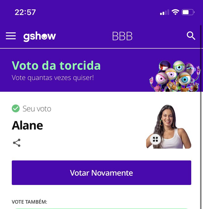 AlysonnxD's tweet photo. Foco no voto da torcida após o voto único #FicaIsa #ForaAlane #redebbb #bbb24 🏹🏹🏹🏹🏹🏹🏹🏹🏹 https://t.co/CcIKQmaBdt