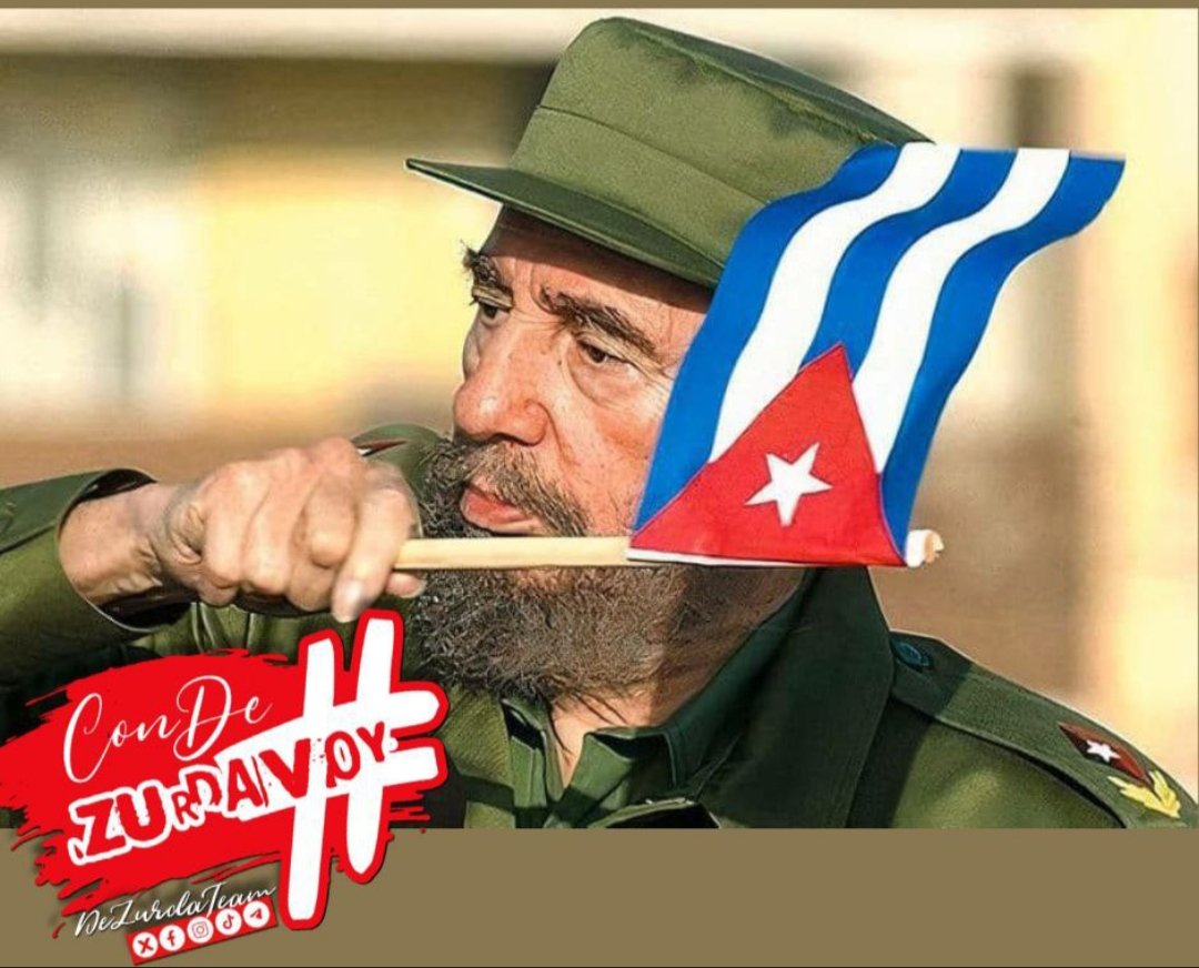 #ConDeZurdaVoy decir que los jovenes de hoy tenemos bien firmes las ideas de nuestro Comandante en Jefe #FidelCastro #DeZurdaTeam