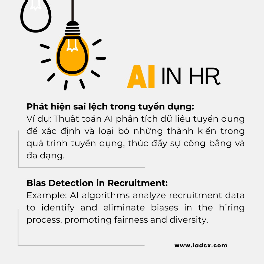 AI in HR
 #hr #humanresources #hrmanager #hrcommunity #hrlife #hrs #hrconsultancy #humanresourcesjobs #hrconsultant #iadcvietnam