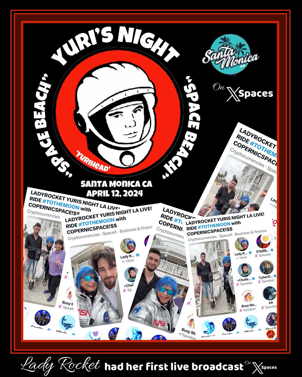 Amazing @CopernicSpace Space Beach event in LA @santamonicacity to celebrate @LAyurisnight while recognizing our Passport holders,@spaceibles creators, and premiere @CopernicSpace Passport Holder and #MoonJourney participant @flash_motors_ and @GolanFlash ! Thank you…