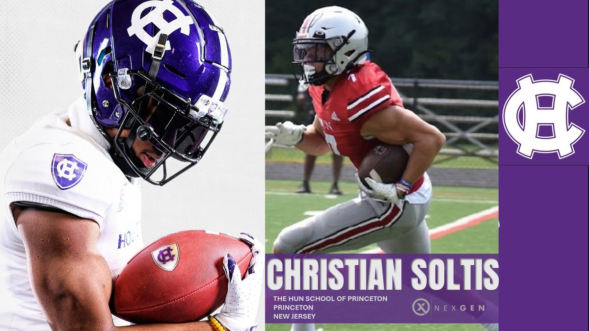 2025 3⃣⭐️WR/ATH Christian Soltis @Christian_Troy3 The Hun School of Princeton (Princeton-New Jersey) has added a D1 Patriot League offer from Holy Cross @HCrossFB