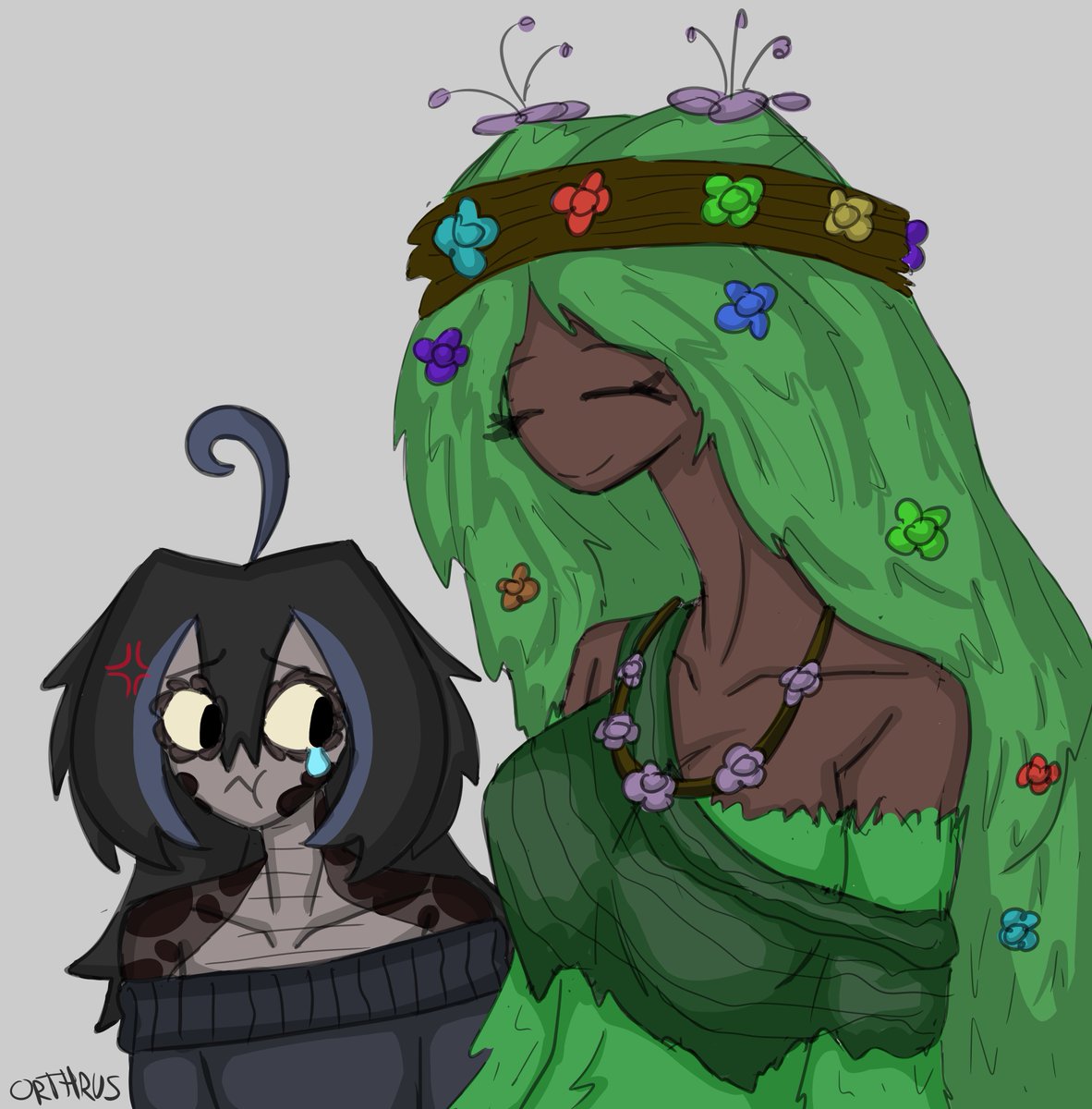 OrthrusIm's tweet photo. jealousy #art #oc #digitalart #ocart https://t.co/ERIzULtMlk