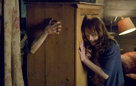 MistrelofHorror's tweet photo. You can say antique furniture is heavy and bulky, but there's comfort in knowing that zombies can't break through it, can barely move it & can't reach around it! Although it does take up half the room! #horror #furniture #zombies #antique #baricade #window #door https://t.co/LXfbNGMTSO