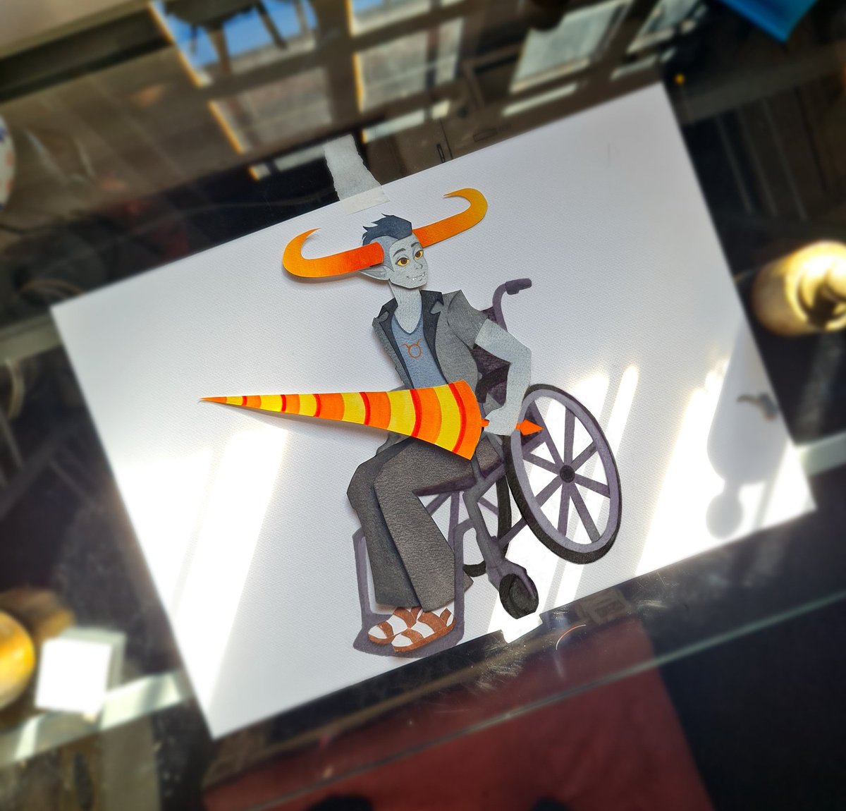 💚Happy 4/13 to everyone in the Homestuck fandom! 💚
This is the first time I've uploaded a drawing to social media and I can't believe it's from this fandom. (I read the comic this year lol)
 Made this collage of Tavros for a Facebook collab last week!
#homestuck413 #Homestuck