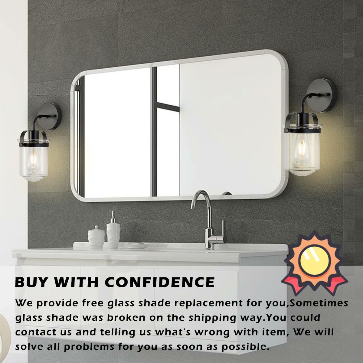 Supfirm 1-Light Wall Lamp with Clear Glass Shade, Modern Wall Sconce, Industrial Indoor Wall Light Fixture for Bathroom Living Room Bedroom Over Kitchen Sink, E26 Socket, Bulbs Not Included
For more details, please click⤵️
bit.ly/3xHm5wI
#lamps #walllamp #decor #supfirm