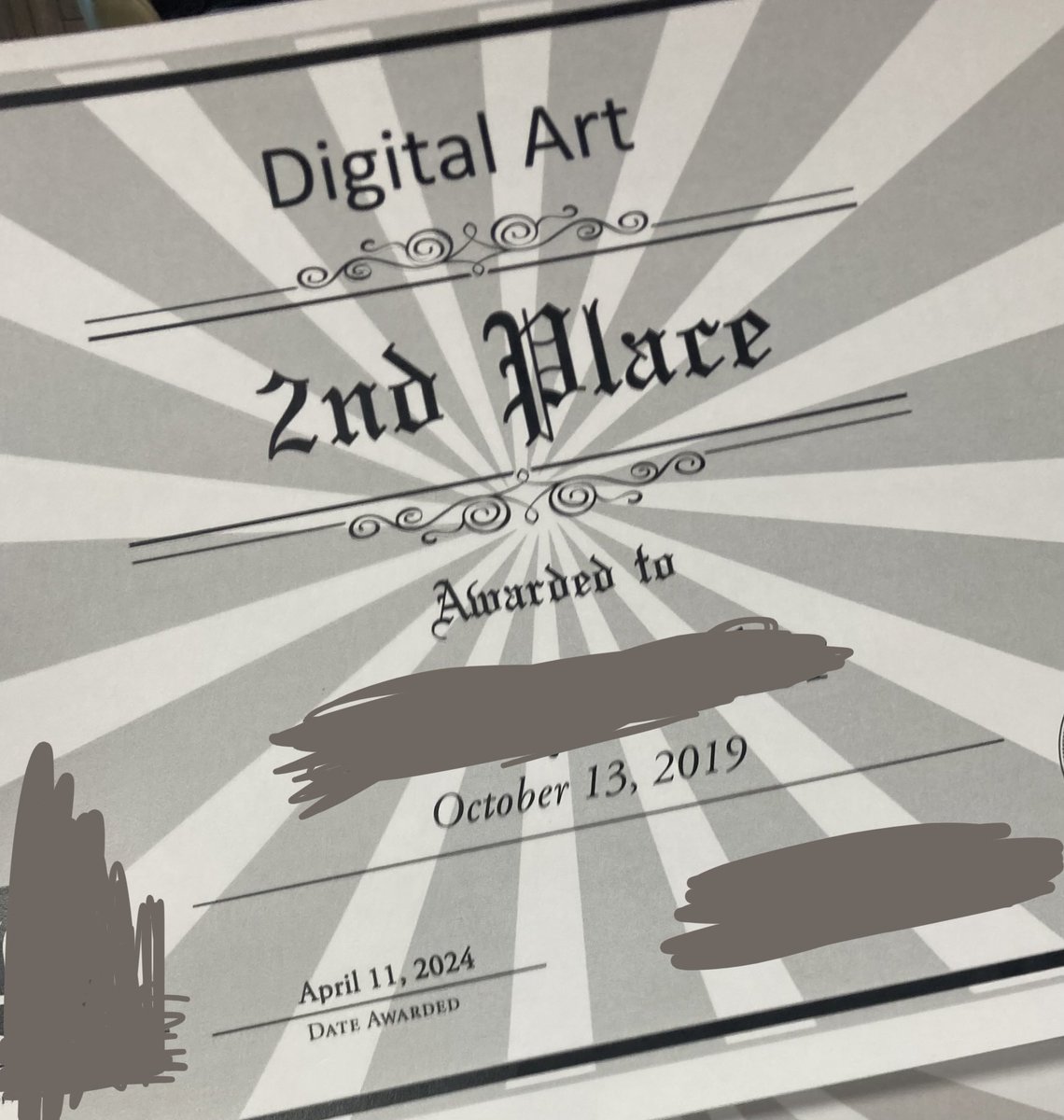 wen_dingo's tweet photo. I totally didn’t forget ab Chases birthday guys… I was just too busy winning second AND third place in my student art show for my CHASE fanart so it’s very fitting I would say😤😤 #chasebrody #jseegos https://t.co/KAog5knhp3