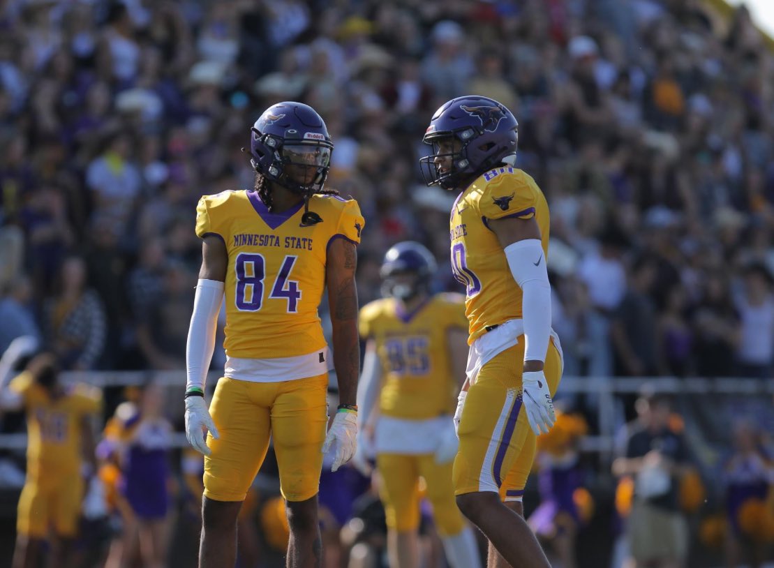 After a great camp and talk to @CoachSchlichte and Coach Hoffner I am blessed to receive an offer from Minnesota State University. @MinnStFootball @mwscarletfb @OJW_Scouting