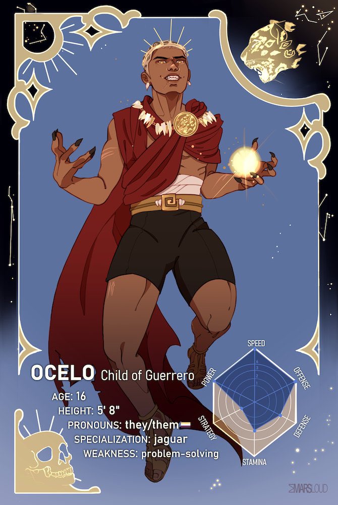 *(never) problematic good time child, but since I’m reading a CELESTIAL MONSTERS e-arc, I have to give all my love to my precious child Ocelo