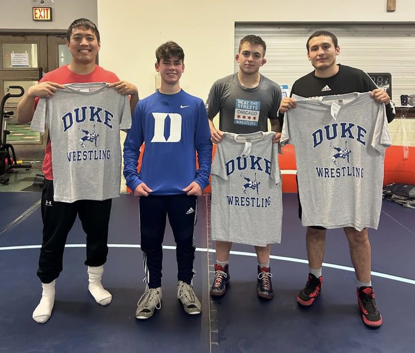 Congrats to senior Evan Coles on committing to <a href="/DukeWRES/">Duke Wrestling</a>! Evan has over a 5.0 GPA and wants to major in international business and compete at 125 lbs.