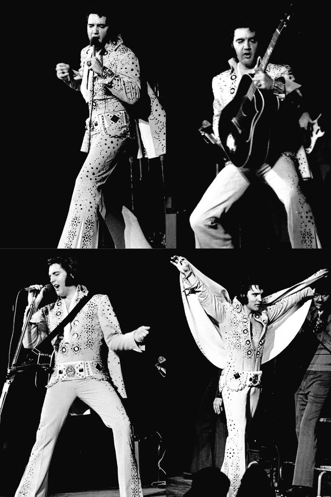 elvis performing in indianapolis, indiana on this day in 1972.