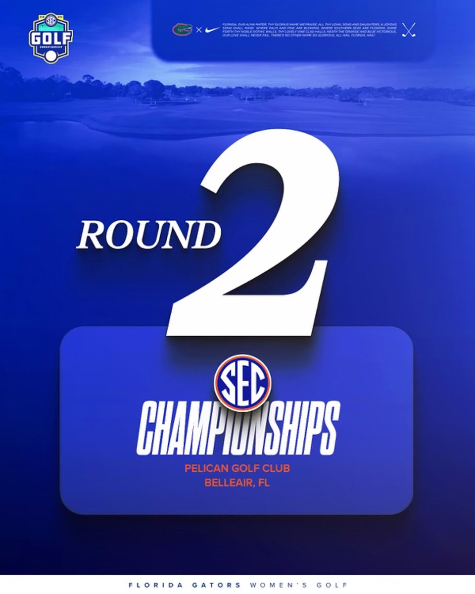 Moving Day from Pelican GC ⛳️

⏰: 9:10 a.m. 
📊: t.ly/R6Kgk

#GoGators ⛳️ | #SECGolf