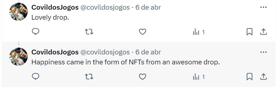E de repente resolvo entrar no Twitter e descubro que alguém assumiu o controle da conta há mais de 10 dias, apagou todos os posts e mandou trocentas respostas sobre NFT... 
Que fase....