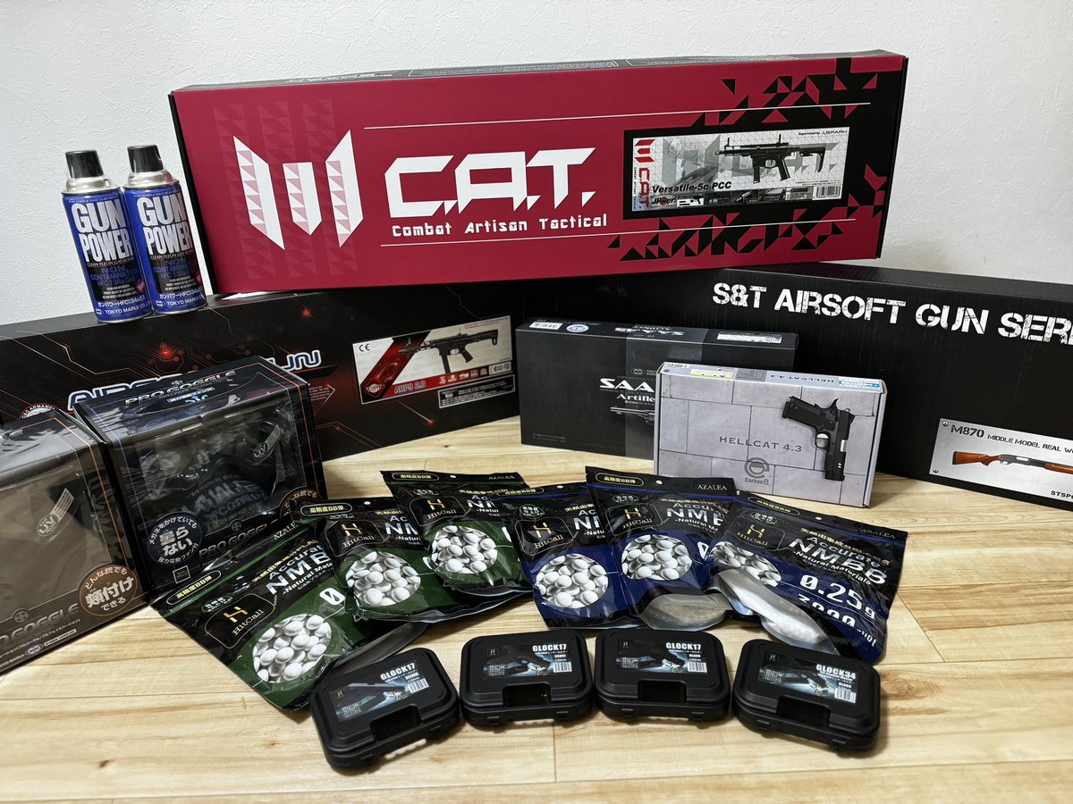 周年祭のビンゴ大会景品の準備だいぶ進んできました！

今回はHITCALL(<a href="/HITCALLofficial/">HITCALL【公式】</a> )様からグロック17超精密1/3排莢式キーホルダーを4つも協賛いただいております！
ありがとうございます！！

今年も定例会参加回数に応じてビンゴカード追加でお配りいたします！

#HITCALL
#TAURUSFOREST