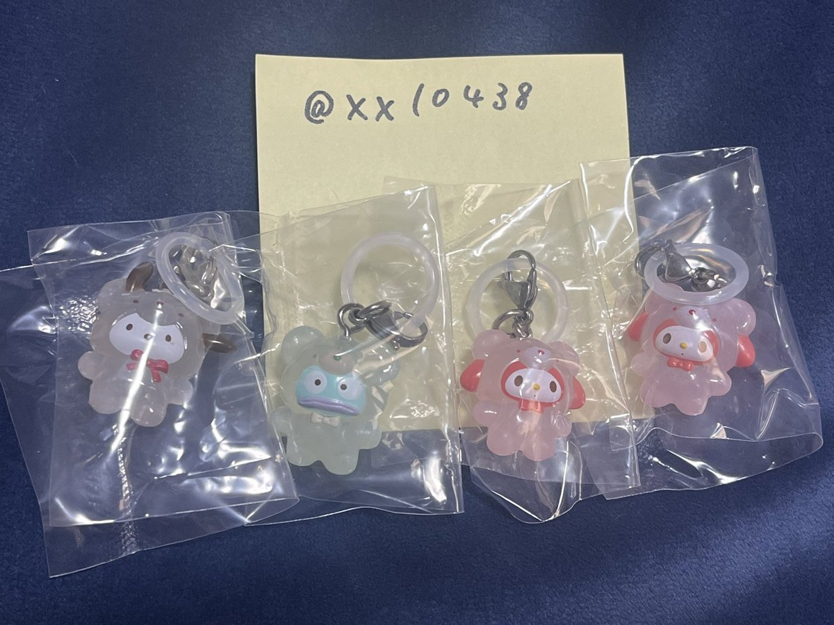 xx10438's tweet photo. サンリオ めじるし アクセサリー ラテクマ

【譲】
マイメロディ× 2
ハンギョドン
ポチャッコ

【求】
シナモロール

交換していただける方を探しております。
よろしくお願いいたします。

梅田手渡し or 郵送 https://t.co/7QjnxgJSrM