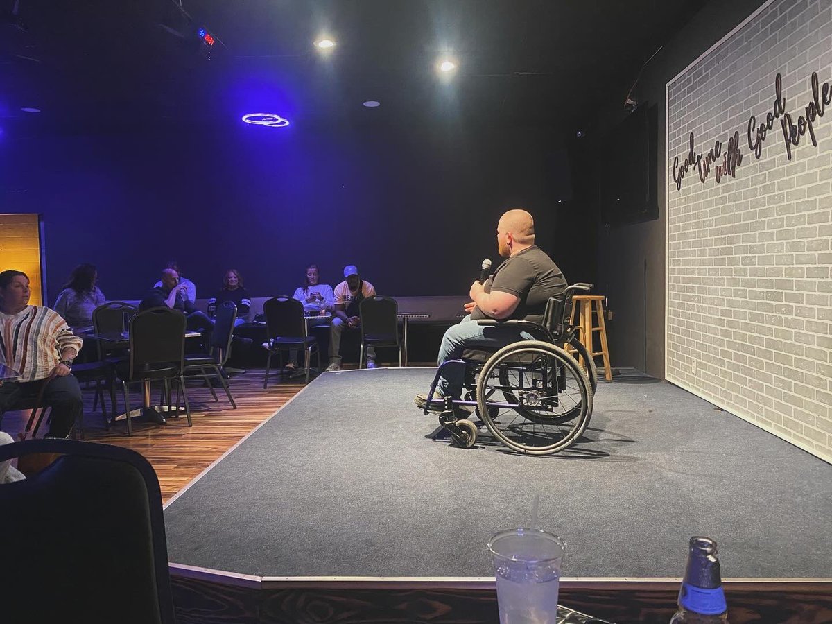 Fun night of comedy, had some family come out. Until next time Indy!! #thesitcom  #comedian  #Disabled #standupcomedy #standupcomedian  #disabledcomedianchangingtheindustry