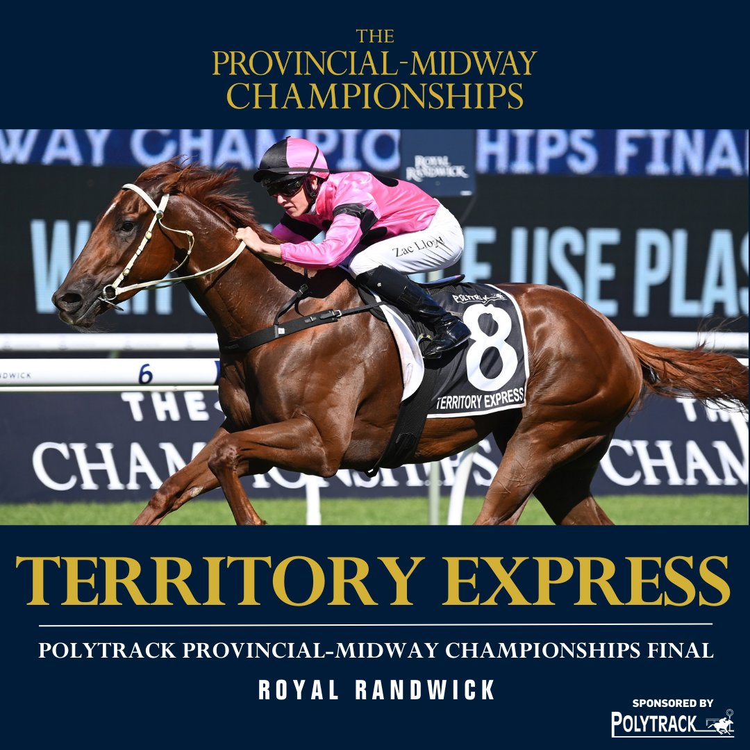 Congratulations Territory Express, trainer Paul Niceforo and jockey Zac Lloyd, and connections - the 2024 Polytrack Provincial-Midway Championships winner!