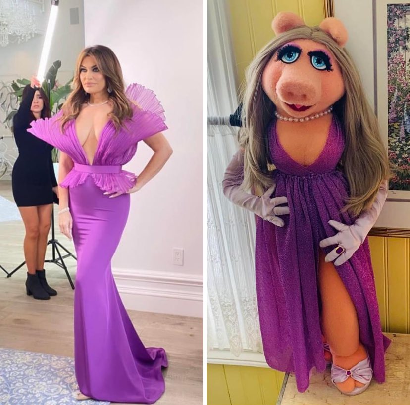 Miss Piggy wears it better! 🐖 🐷