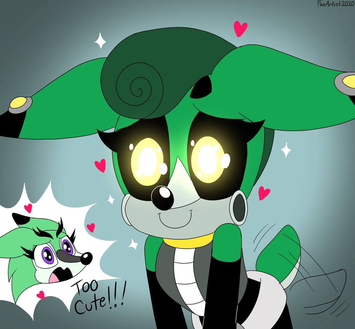 FanArtist2020's tweet photo. Clove’s only weakness, her sister’s cuteness ❤️

#SonicTheHedgehog #archiesonic #clovethepronghorn #cassiathepronghorn https://t.co/xBaYLPyWHt