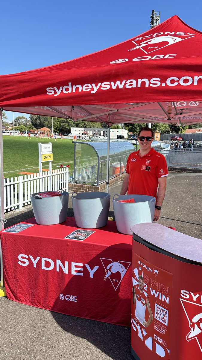 Great day for some VFLW footy @ Henson Park! Make sure you stop by and visit our membership team, spin the wheel to win + get all the info on how to become an AFLW Member this season!