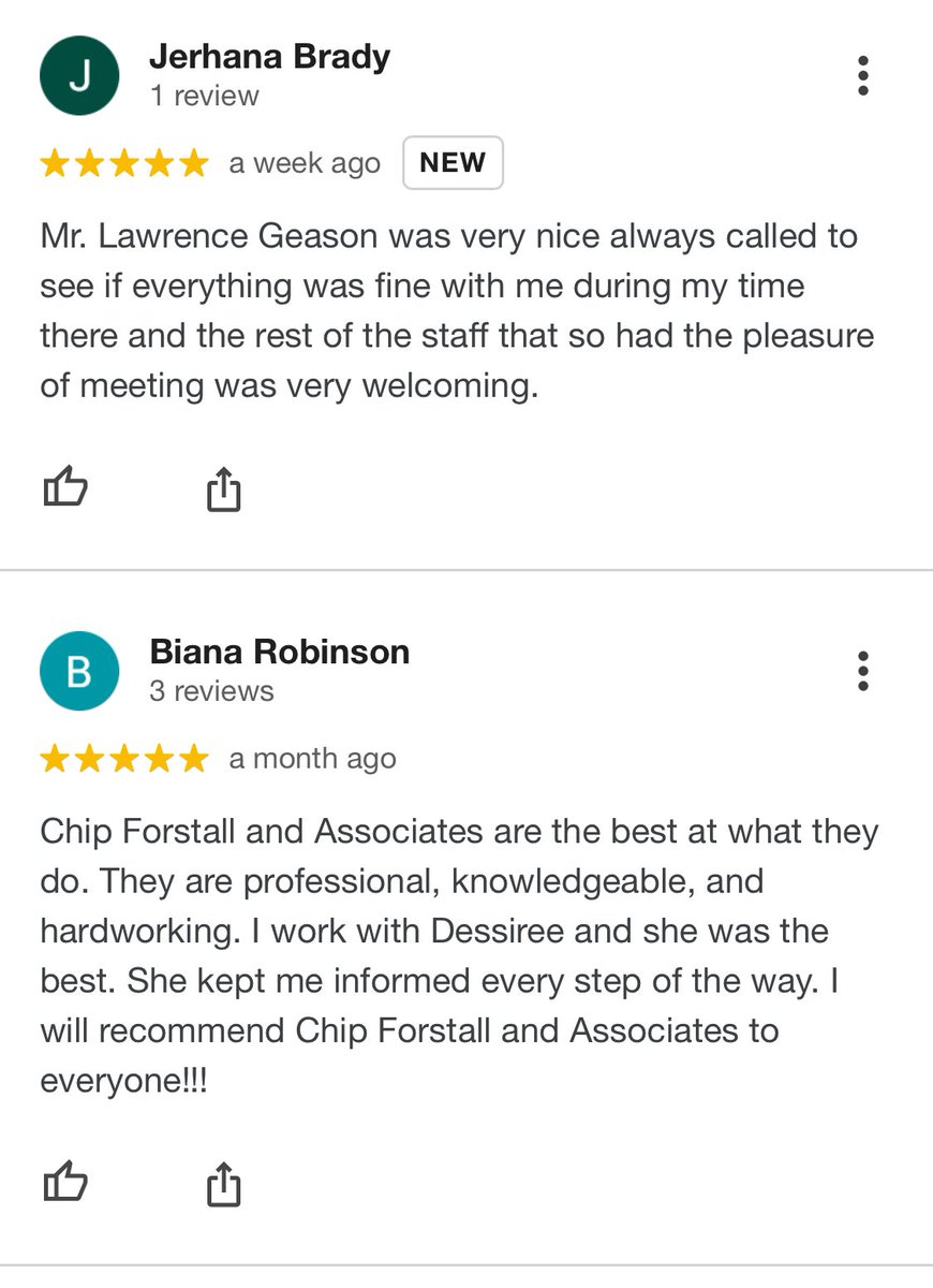 We try our best to keep our clients informed & knowledgeable. Let us assist you with your case & experience our customer service first-hand! 504.483.3400 #clienttestimonials 5⭐️s