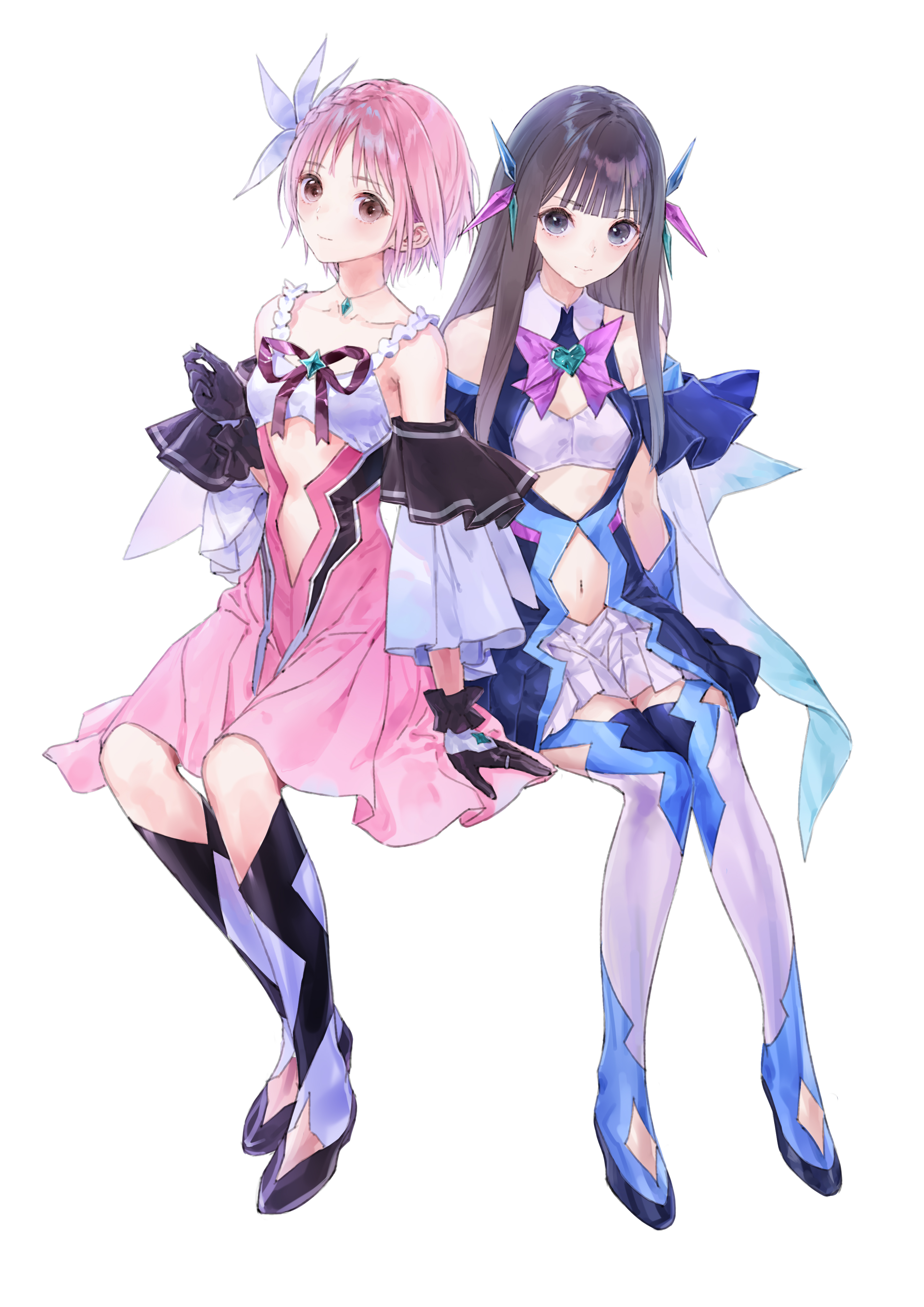 私立　岸田メル学園　女子高生と魔法少女と岸田メル* 岸田メルがキャラデザ＆監修の美少女×学園×魔法少女なヒロイック