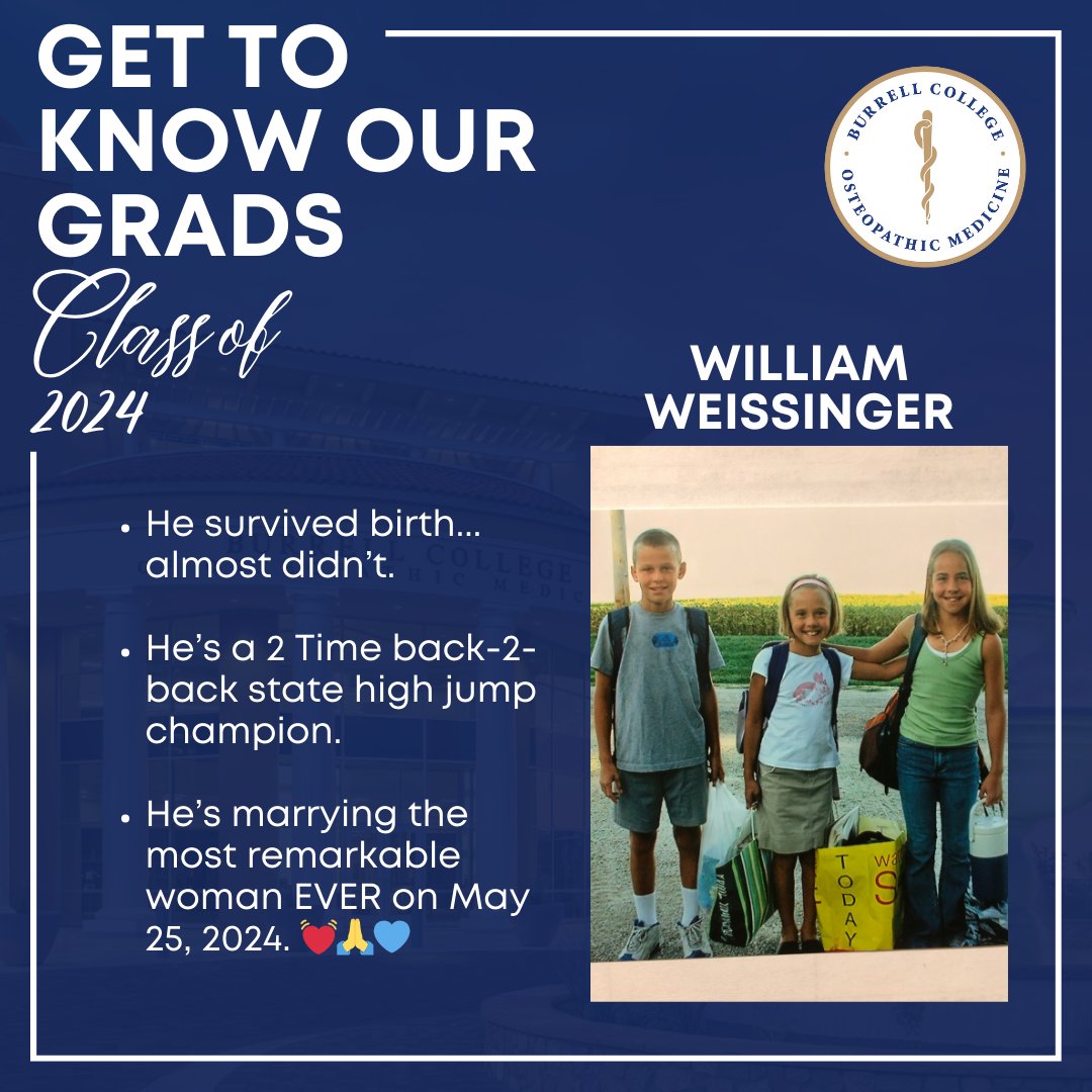 Introducing William Weissinger, part of our 2024 'Get To Know Your Grad' series! Do you know a graduate who deserves recognition? Nominate them for our 'Get To Know Your Grad' series here: bit.ly/48vHk1p