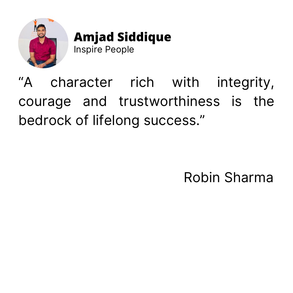 Learnings From My Reading Journey 📖               

What do you think? 🤔 please share your thoughts 💭, Thank you!

MegaLiving: 30 Days To A Perfect Life 
Robin Sharma

For more updates follow - @amjad__siddique                   

#readingbooks #education #amjadsiddique