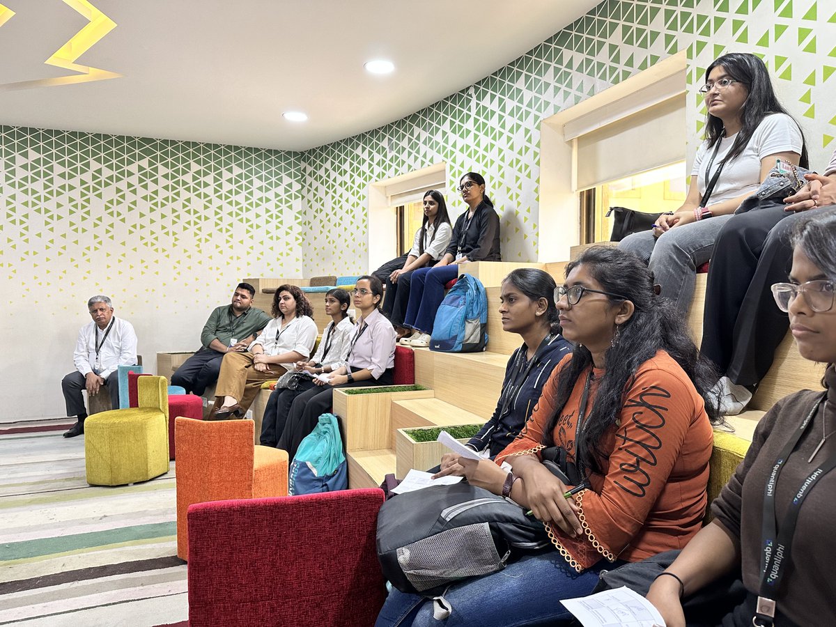 Quantiphi's tweet image. Lifting tomorrow's tech leaders! 🚀 
Recently, we guided #QWEEN B. Tech scholars at our #Mumbai office in partnership with #SmileFoundation. Empowering discussions and practical insights pave the way for tomorrow's talent!

#EmpoweringFutureLeaders #QWEENProgram #QuantiphiImpact