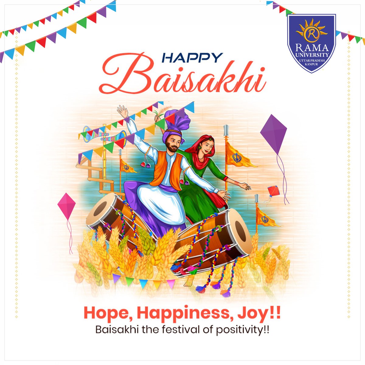 Warm wishes on the auspicious occasion of Vaisakhi! 🌾✨ May this harvest festival fill your life with joy, prosperity, and endless blessings.🌿 #VaisakhiWishes #BaisakhiFestival #HarvestSeason #CelebratingCulture #JoyfulMoments #BlessingsOfVaisakhi