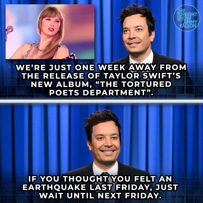 📺| Taylor Swift was mentioned on @FallonTonight