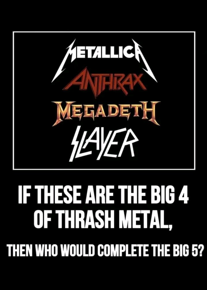 #metalhead_headbangerhq #metalheads #thrashmetal #thrash #youropinion #metallica #anthrax #megadeth #slayer #metalmusic #HeavyMetalmusic #worldtour #livemusic