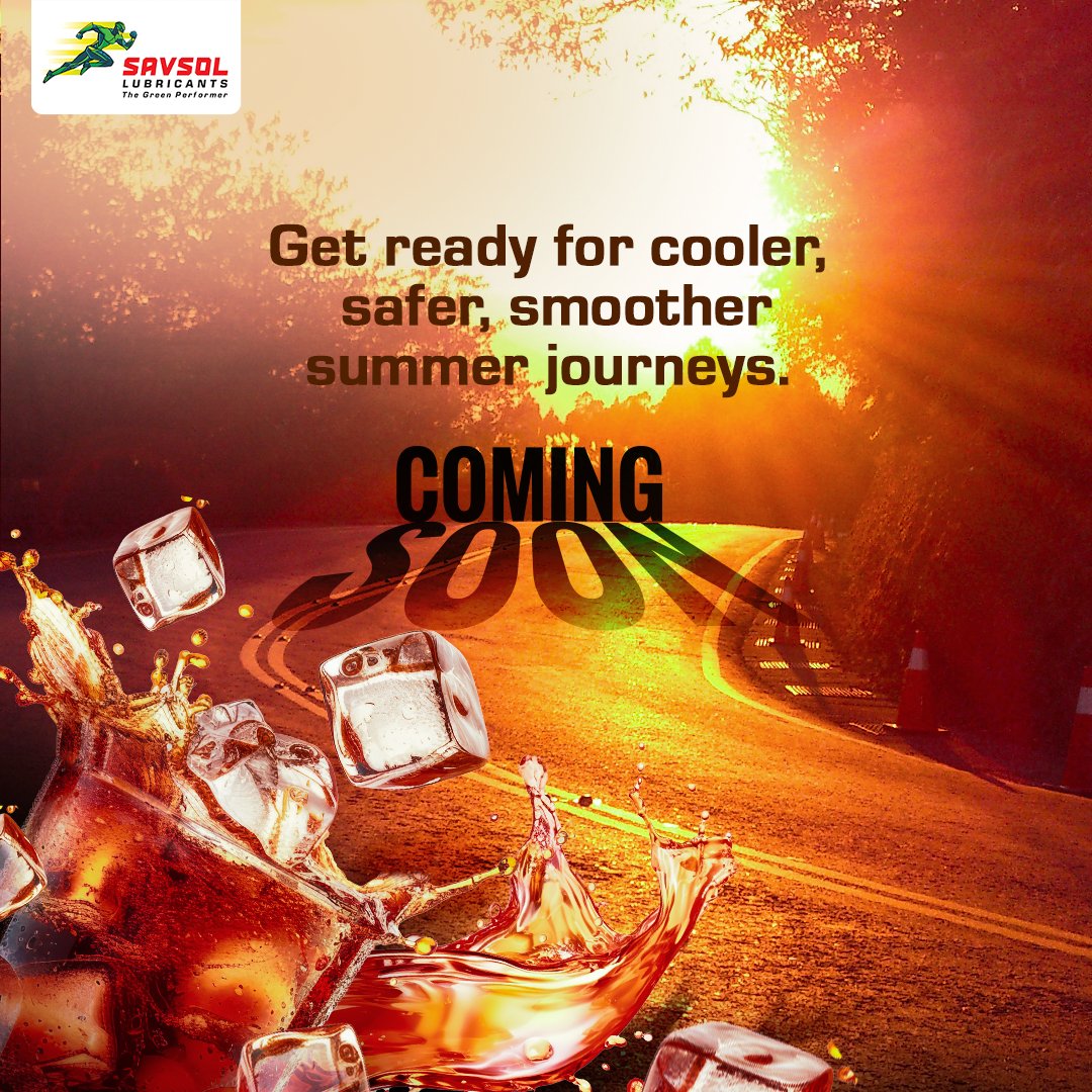 Summer's poised for an extraordinary transformation. Stay tuned!

#Savsol #SavsolLubricants #EngineCare #ComingSoon