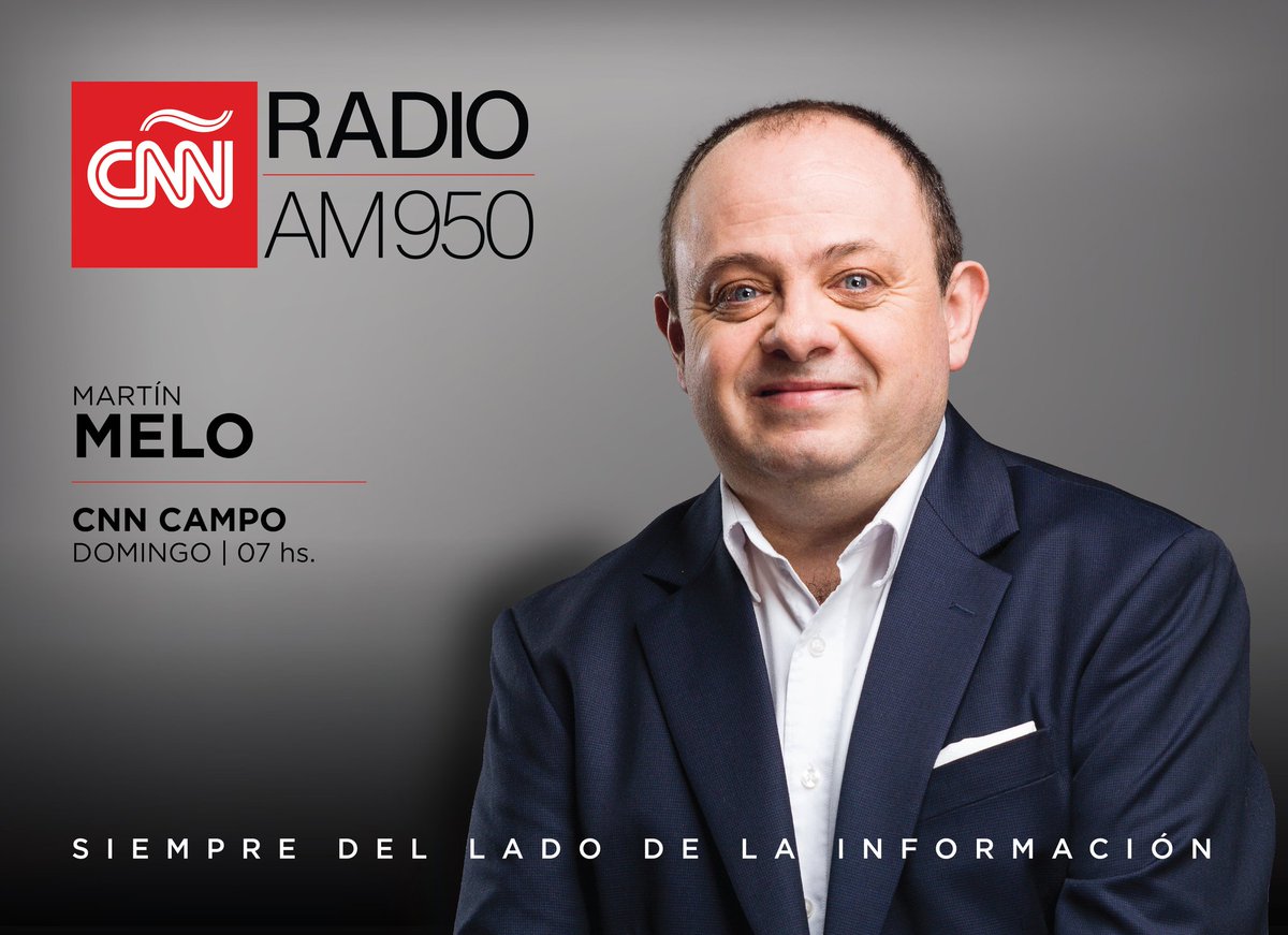 EN EL AIRE | ¡Comenzó #CNNCampo con @juanmartinmelo!  

🎧 Escuchá toda la información agropecuaria hasta las 10 de la mañana.    

#CNNRadioArgentina
Sumate por cnnradio.com.ar