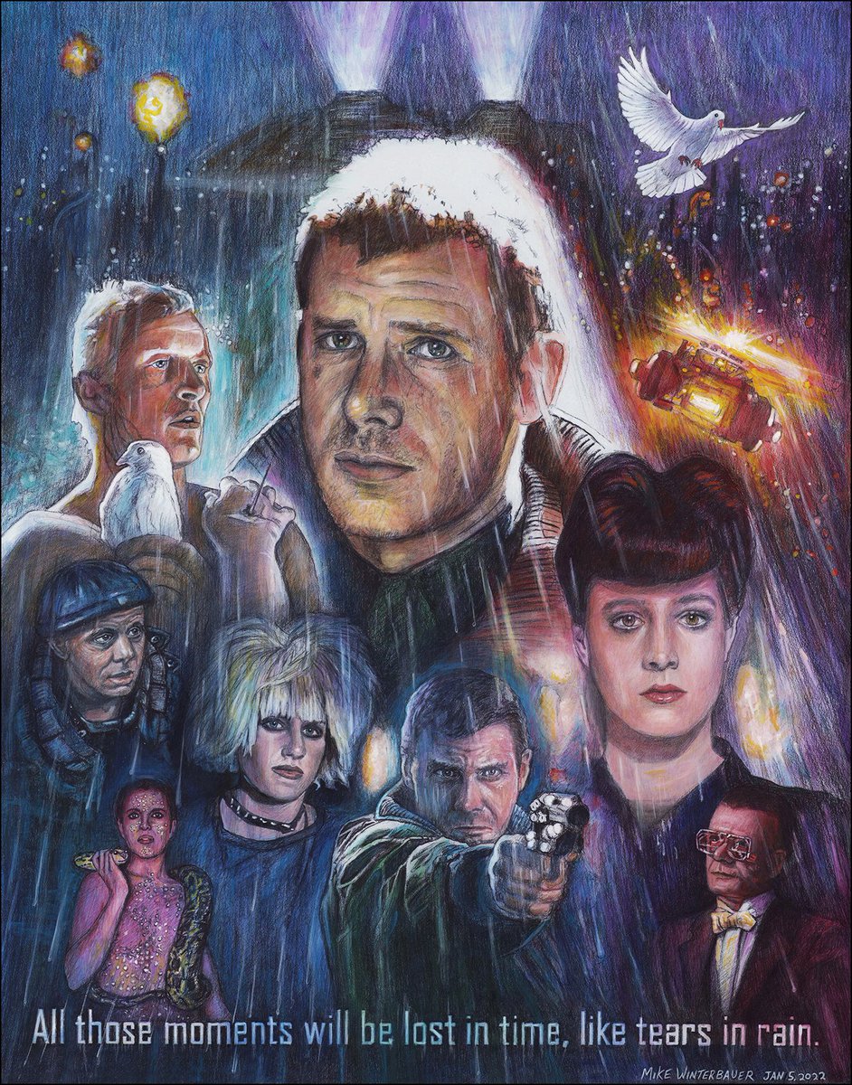 My very cool Blade Runner painting 2022!
#popculture #illustration #movieart #bladerunner