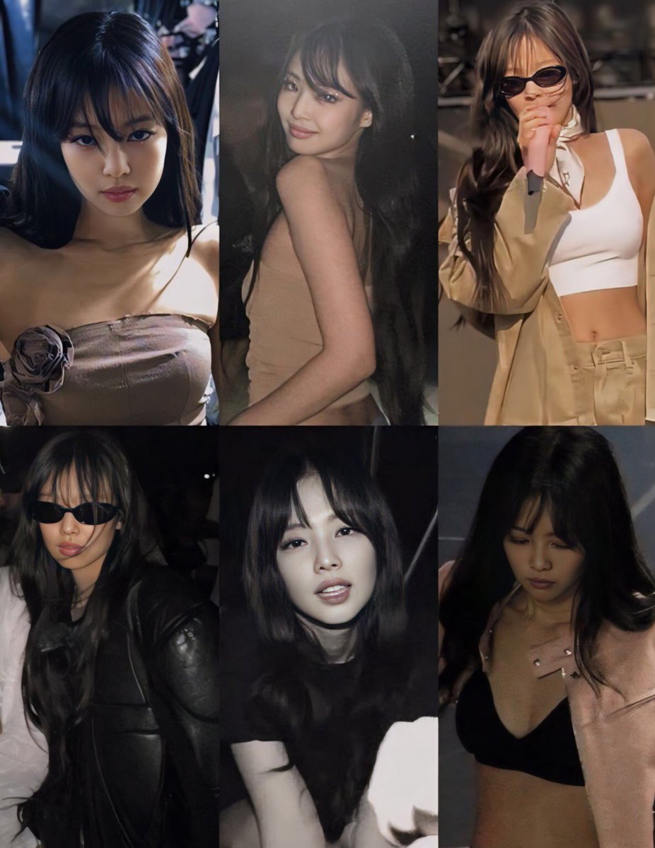 rubyjenniepink's tweet image. jennie with bangs