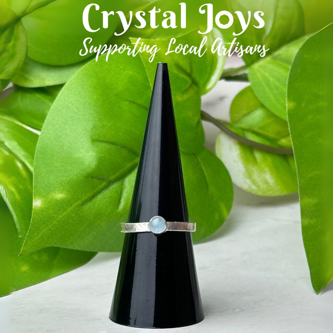 crystaljoysco's tweet image. Stack up style with our Silver Stackable Gemstone Rings! 💍✨ Handcrafted by a skilled metalsmith, each ring features a unique gemstone on a hammered band. Limited availability! Shop in-store at our Longmont, CO location.  #StackableRings #longmontco #shopsmall