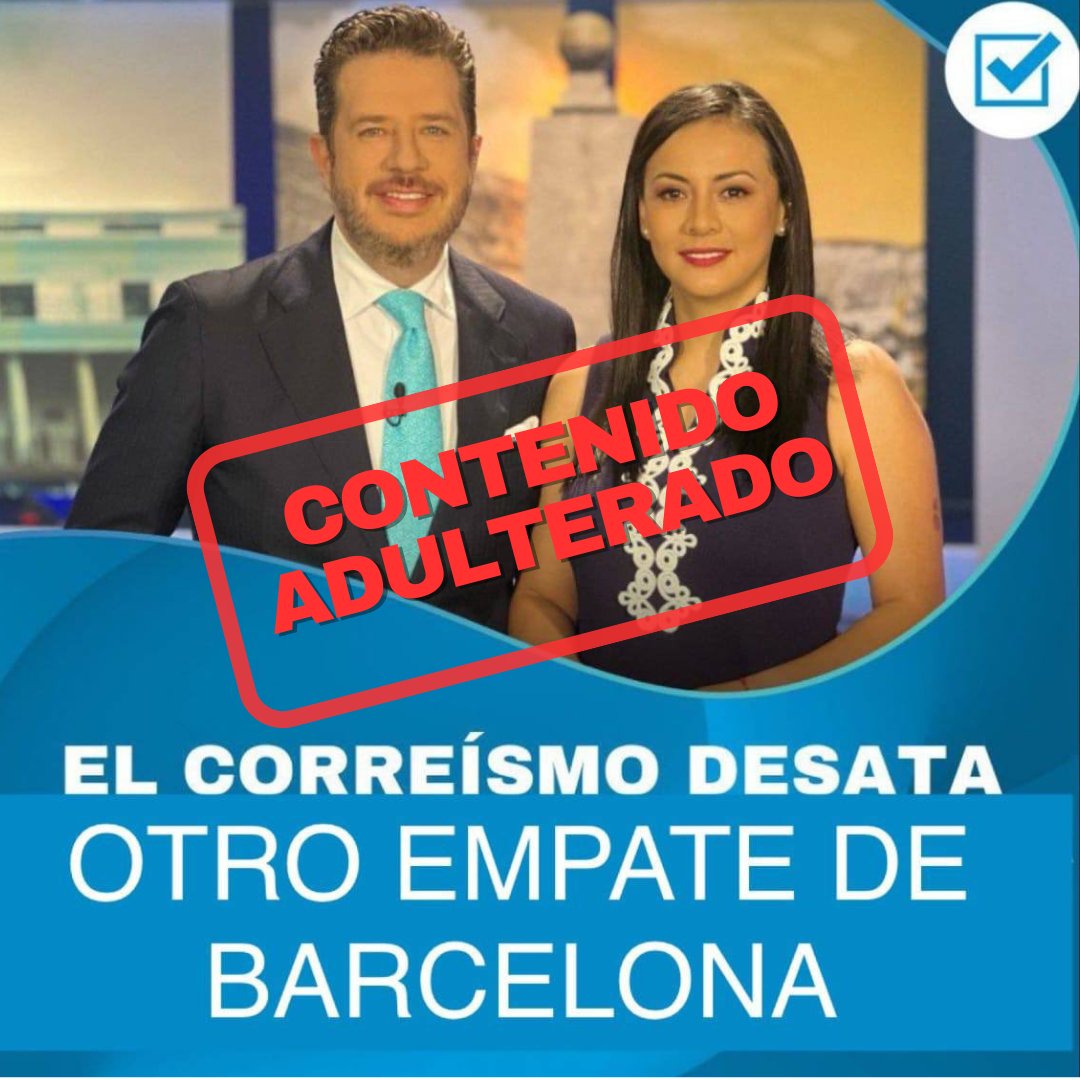 EcuavisaInforma's tweet photo. ⚠️¡Atención a toda nuestra comunidad!

Nuestro contenido ha sido manipulado para crear confusión y desinformación a la audiencia. Condenamos estas acciones e invitamos a nuestros seguidores a informarse por las cuentas oficiales de https://t.co/mOV1o6rxWP. 📲 https://t.co/MGwtC386t9