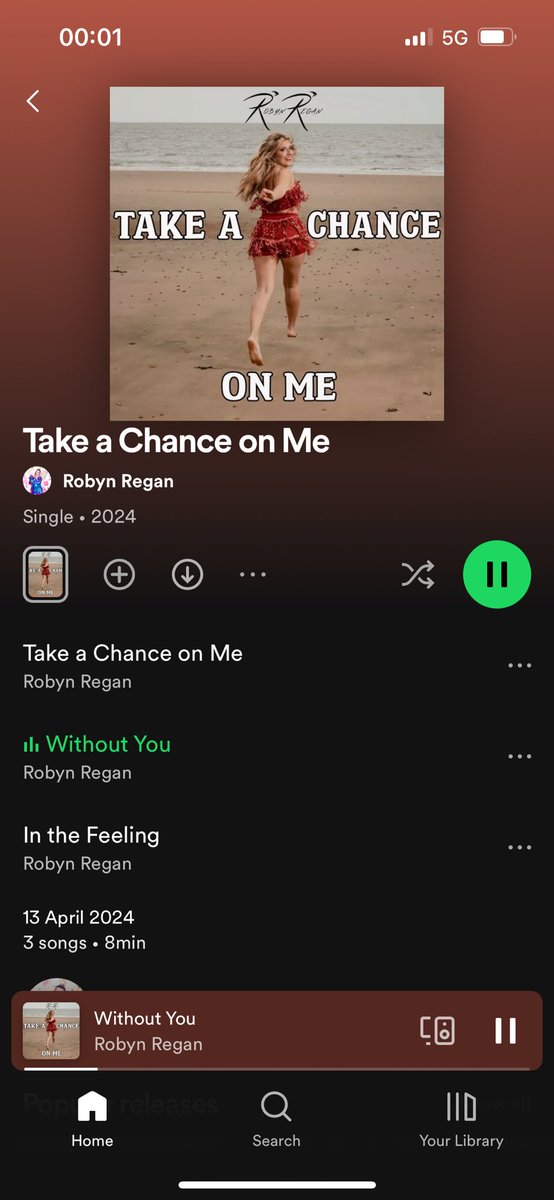 TAKE A CHANCE ON ME OUT NOW! Spotify: open.spotify.com/album/6R8tHAYR… Apple Music: music.apple.com/gb/album/take-… Please share, download, add to your playlist, stream and support xx