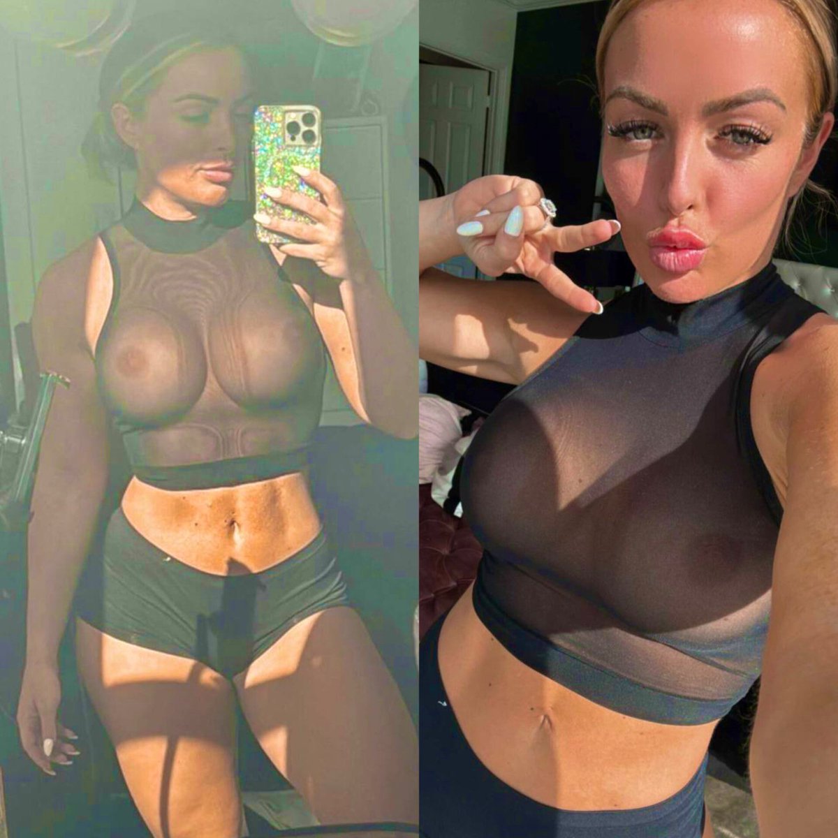 Oops I forget this was see through. Guess everyone just gets a special treat