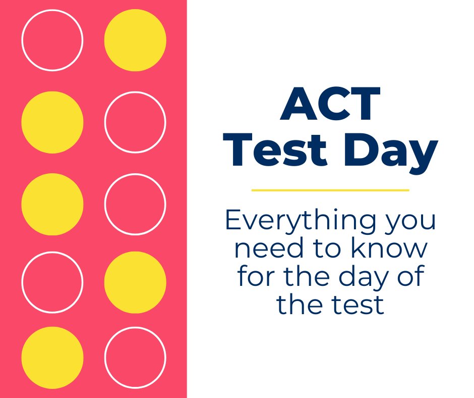 Everything you need to know for the day of the test: bit.ly/3nl9tCQ