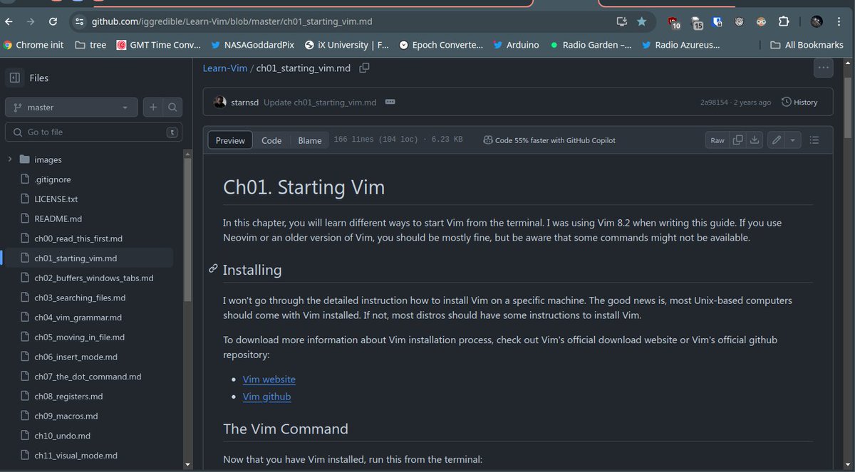 Radio_Azureus's tweet photo. Boost your #VIM skills, esp since it runs on most OS #Linux #freeBSD #mac 

✒️#Vim🖌️ 🖊️#VimMasterRace🖋️ #bash #sh #zsh #ksh #csh #WomenWhoCode #640daysofcode #301daysofcode #730daysofcode #100DaysOfCode #Linux #POSIX #advancedProgramming #DEVCommunity 

https://t.co/Bb4NBI0Dq0 https://t.co/7aXHJmhoLj
