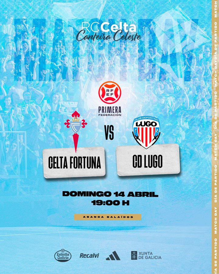  2023-2024   | 32º Jornada |   Celta B  4 - 1 CD Lugo GLABJBTWcAAVmUZ?format=jpg&name=900x900