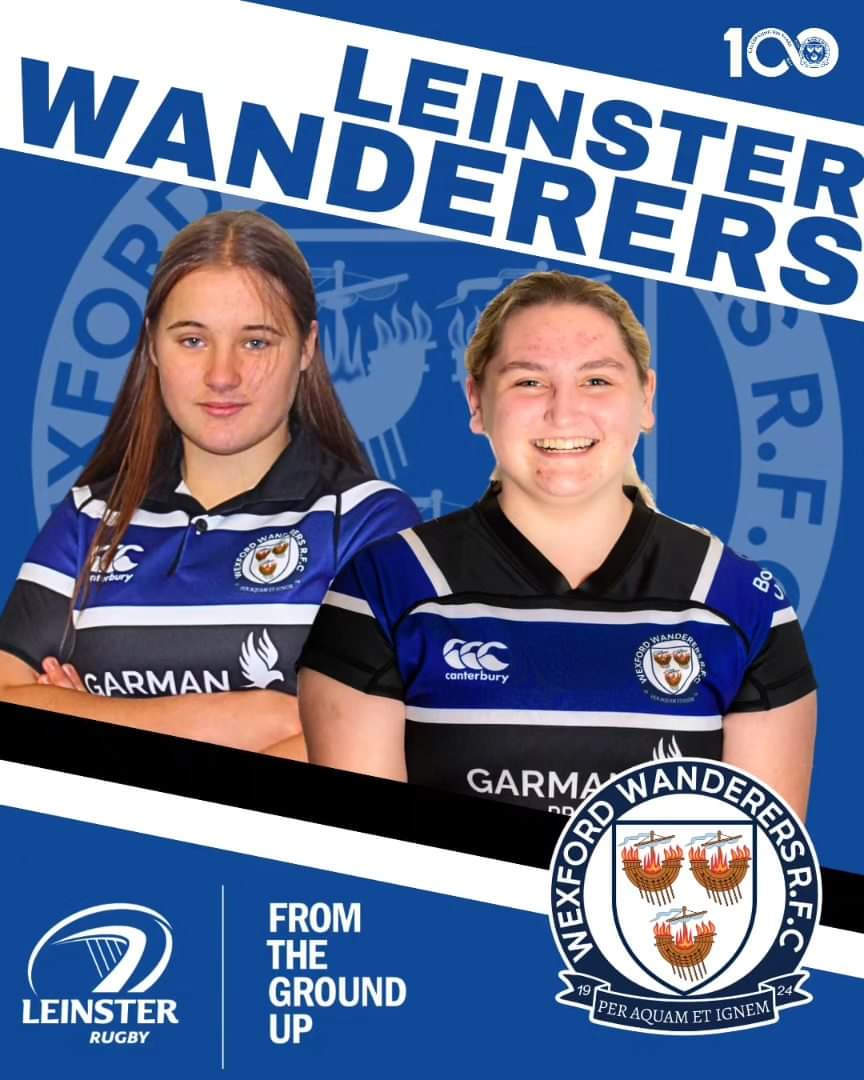 🏉 
Huge congratulations to Shannon Codd and Viktorija Kubiliute who have been included in the Leinster U18 squad. Delighted for you both, fully deserved & a testament to your hard work and determination. 
#WexfordRugby #BuiltDifferent #GirlsRugby #LeinsterRugby #FromTheGroundUp
