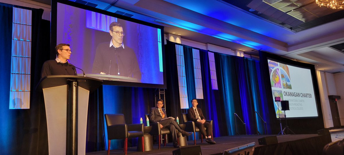 “Culture change takes time, it is not a one or two-year project, it's a long term commitment” Matt Dolf @UBC at #ICAM2024 opening plenary on the Okanagan Charter