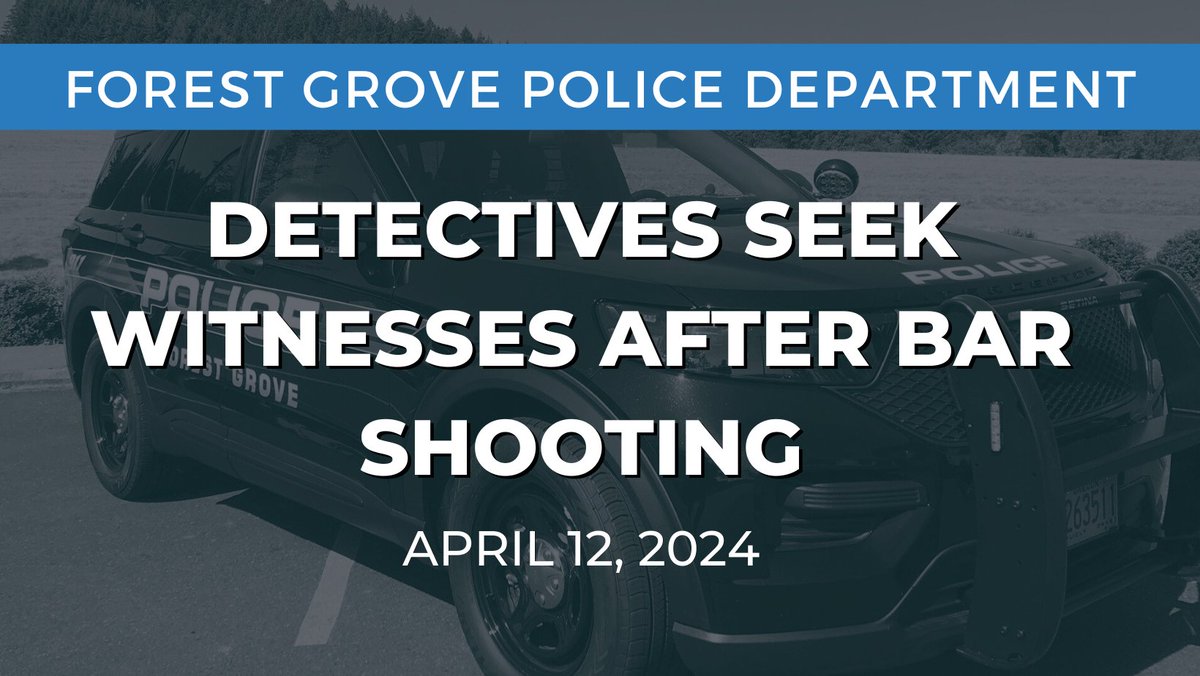 Forest Grove Police tweet media