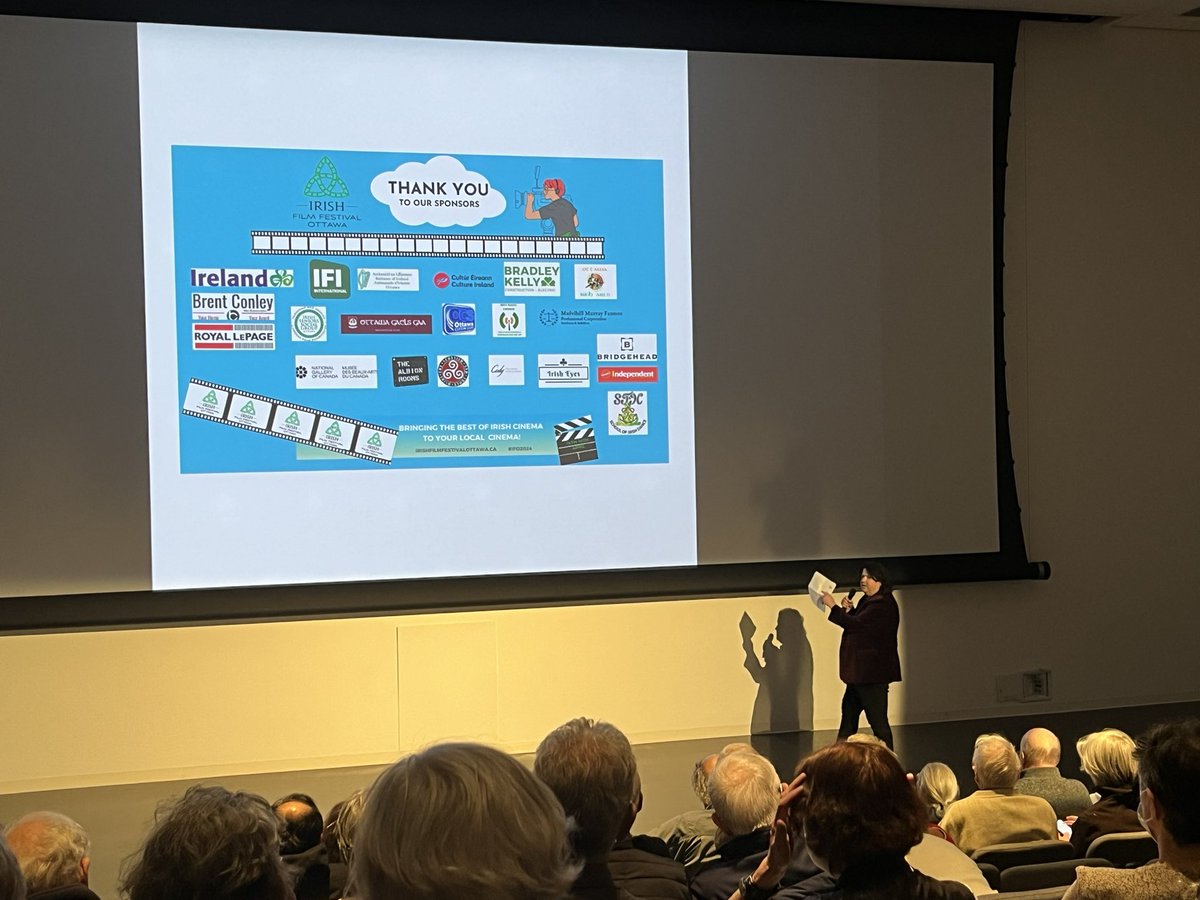 Great to be at the Opening Night of the Irish Film Festival Ottawa. About to see a film called VERDIGRIS. The screening is at the Ottawa Art Gallery, which is an exquisite cultural facility here in #OttCity.