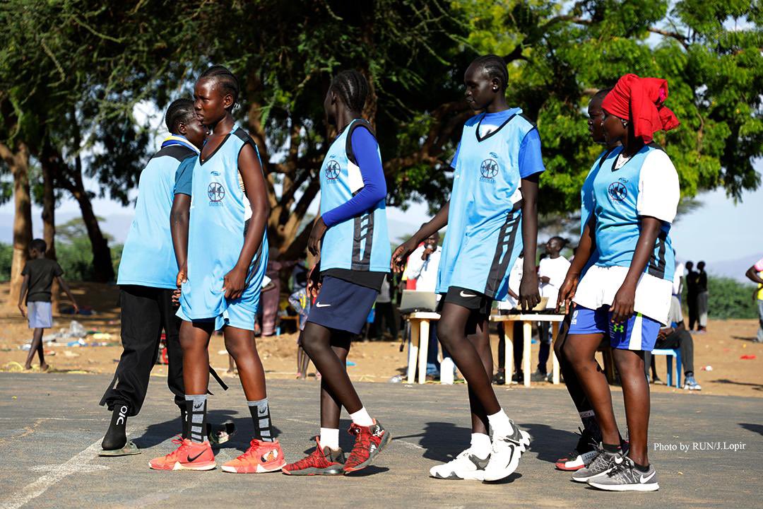 🏀 Girls can do anything they set their minds to – including dominating the basketball court! Our #SheLeadsKakuma basketball games not only promote physical activity but also encourage teamwork, and leadership skills among refugee girls and women. #Basketball #GenderEquality